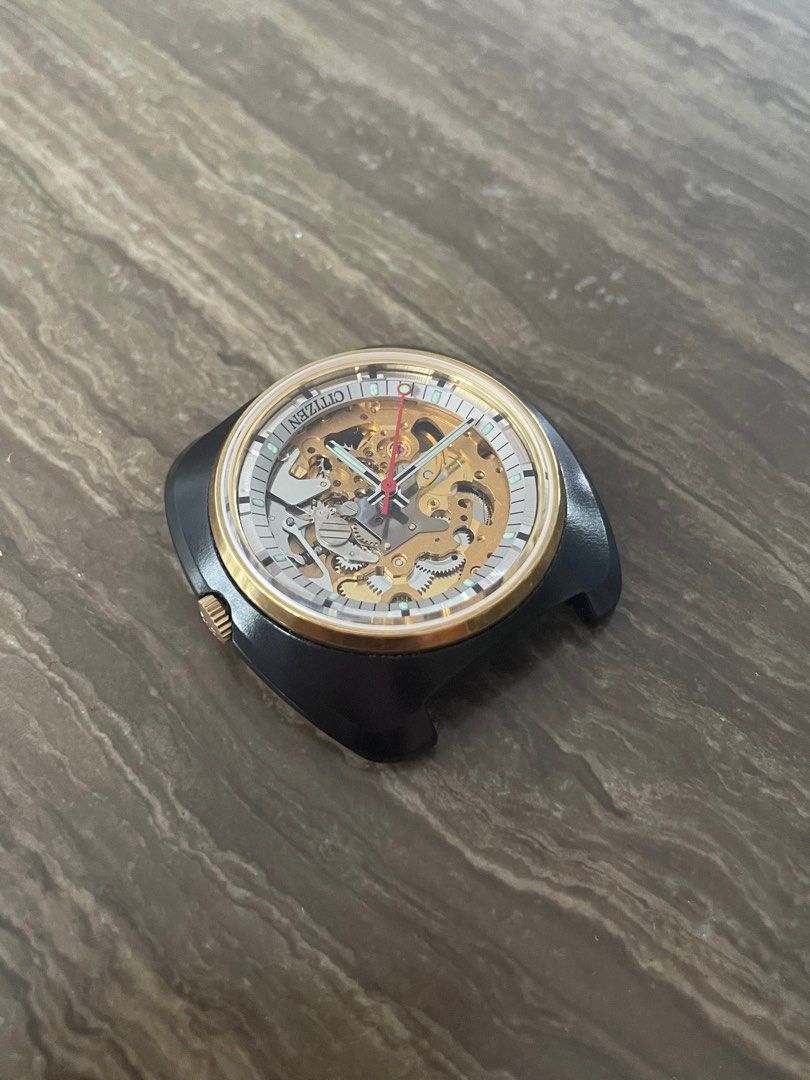 Vintage Citizen skeleton automatic watch Hobbies Toys Memorabilia Collectibles Vintage Collectibles on Carousell