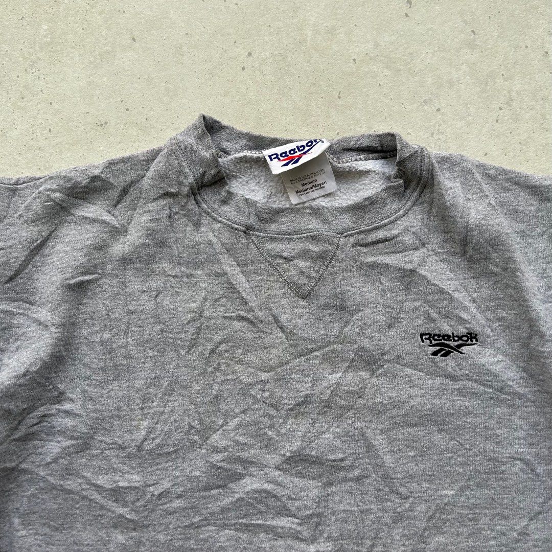Reebok hotsell grey sweater