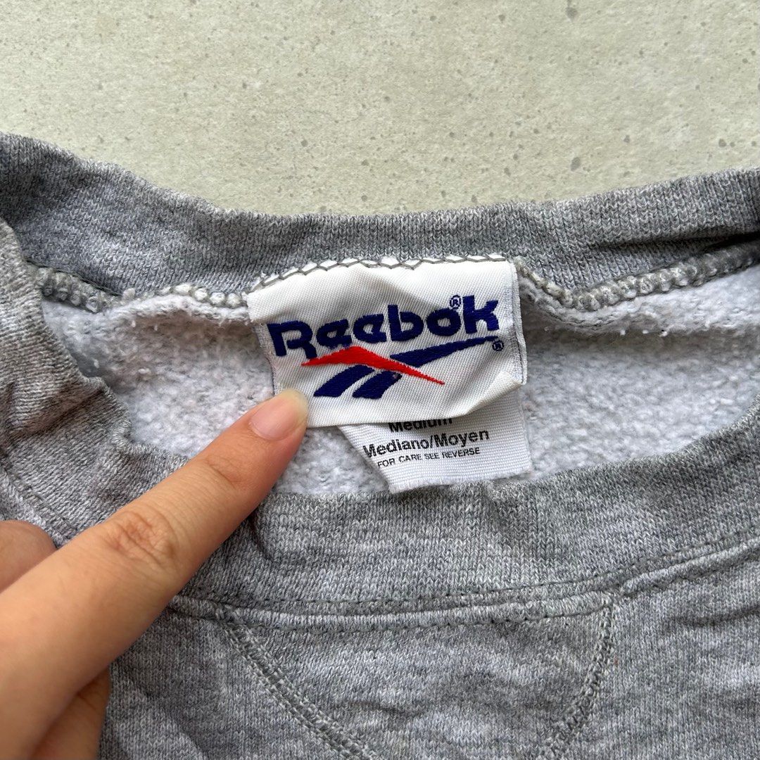 Reebok grey sweater outlet