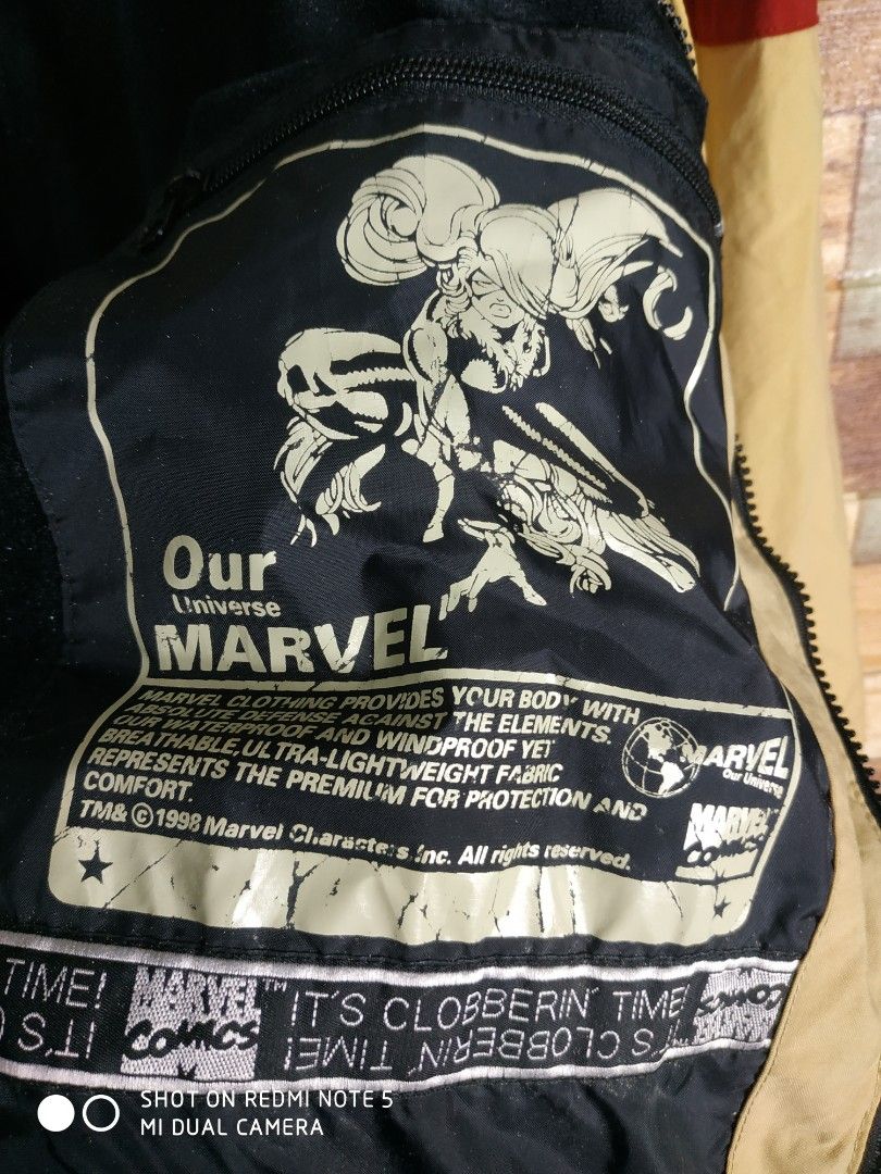 Vintage Marvel comics jacket, Men's Fashion, Coats, Jackets and