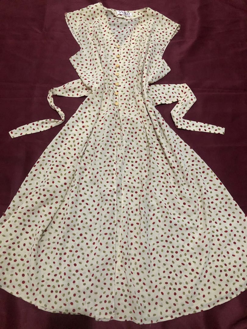 Vintage pastel color dress for XL on Carousell