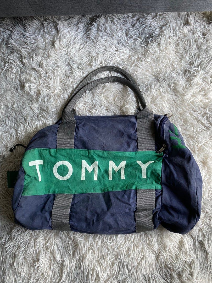 Vintage Tommy Hilfiger Duffle Bag, Men's Fashion, Bags, Sling Bags on