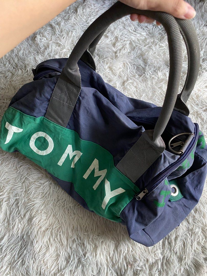 Vintage Tommy Hilfiger Duffle Bag, Men's Fashion, Bags, Sling Bags on