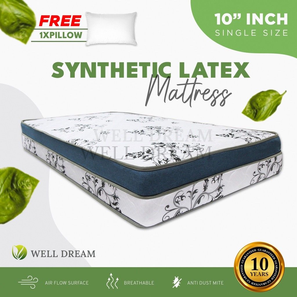 Welldream Super Single Mattress 10 inch, Furniture & Home Living