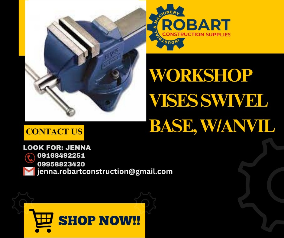 VISES SWIVEL BASE, W/ANVIL, Commercial & Industrial