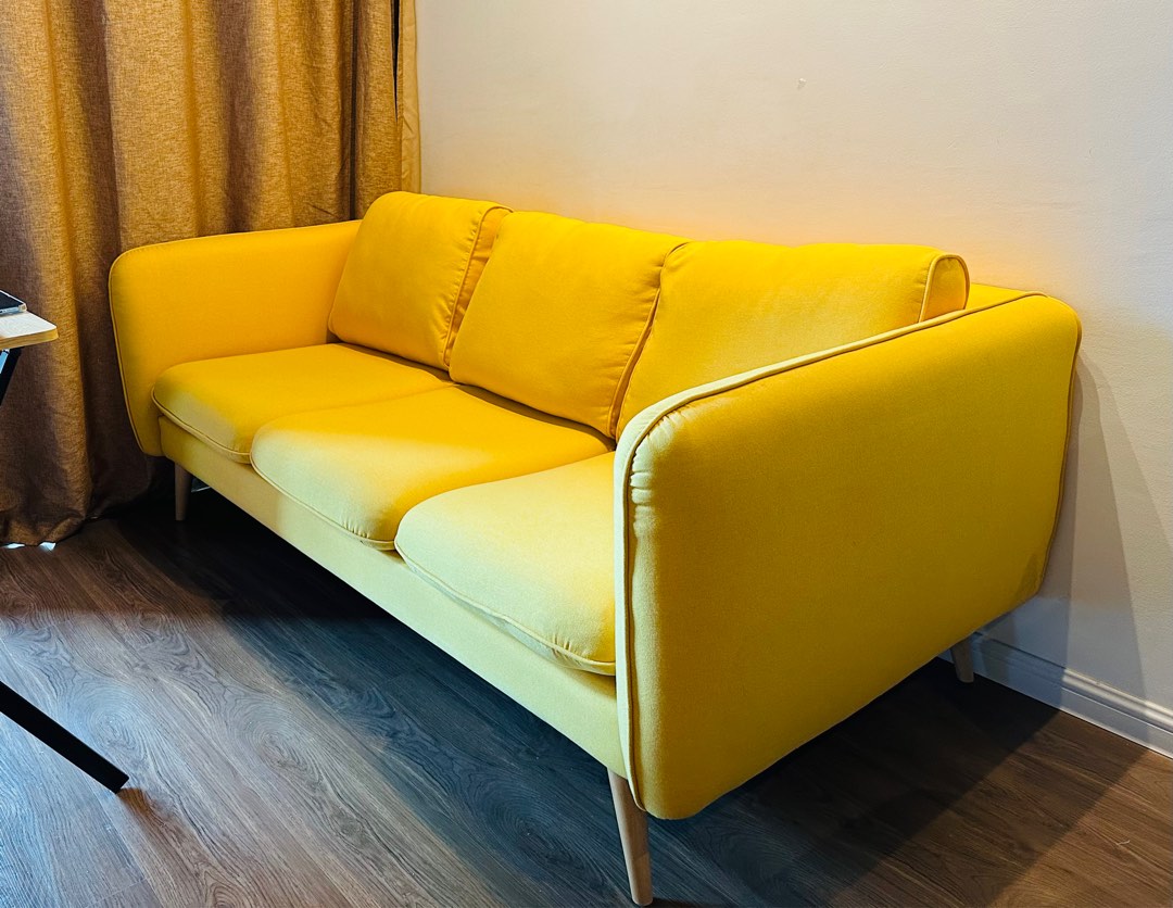 3 seater sofa (used), Furniture & Home Living, Furniture, Sofas on