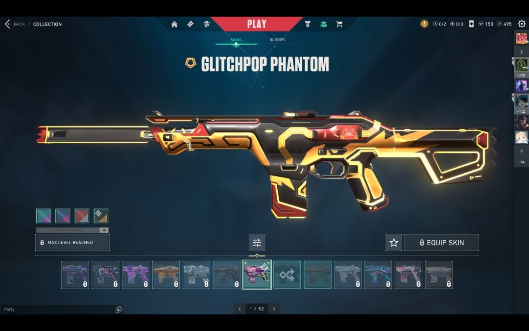 3 VP Skins Cheap Valorant Account, Video Gaming, Gaming Accessories
