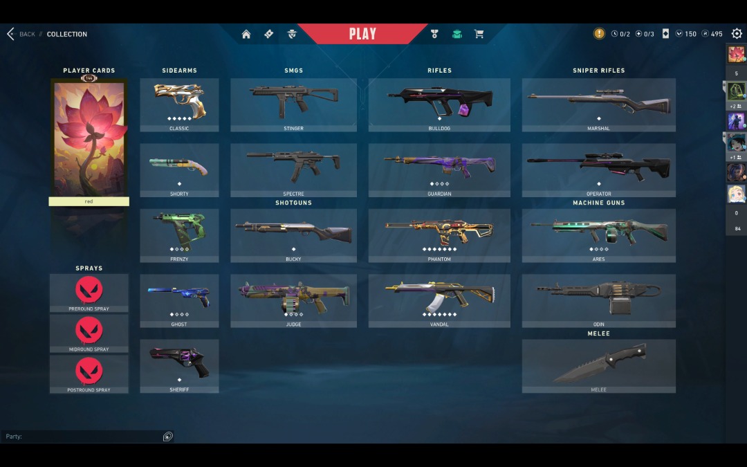 3 VP Skins Cheap Valorant Account, Video Gaming, Gaming Accessories