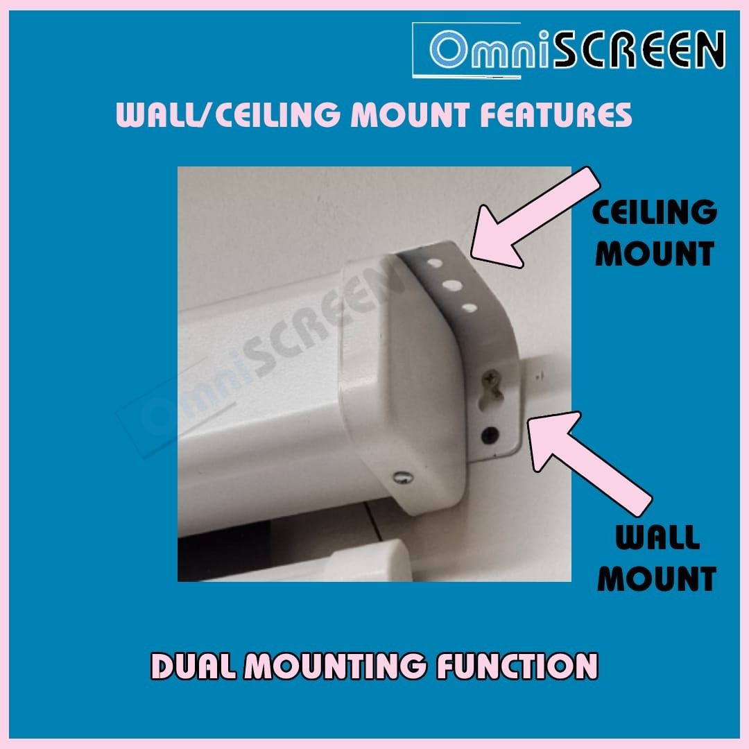 Motorised Projector Screen Ceiling Mount Shelly Lighting