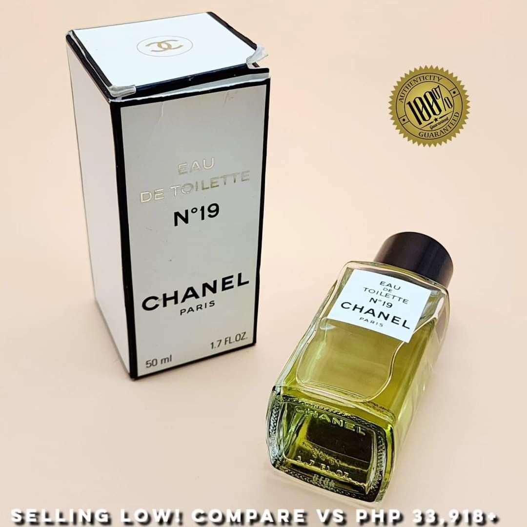 Vintage CHANEL No.19 50 ml Cologne Spray - Fragrance