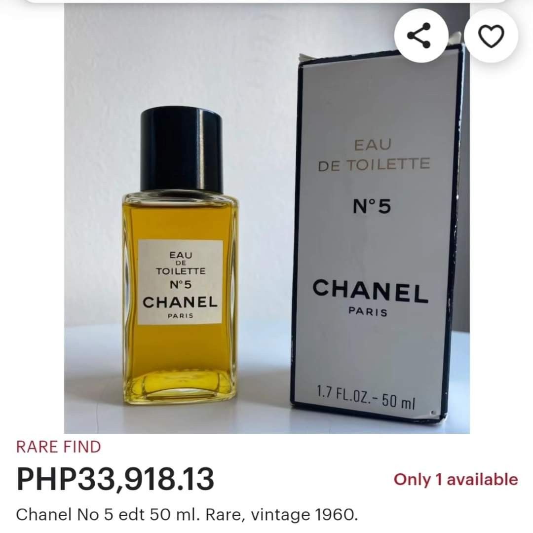 💯% Authentic CHANEL®️ N° 19 Vintage Eau de Toilette in 50ml Flacon Splash  Bottle - RARE & DISCONTINUED with Japan 🇯🇵 Authenticity Seal, Beauty &  Personal Care, Fragrance & Deodorants on Carousell