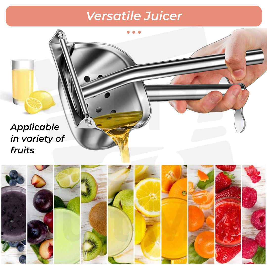 Deluxe 304 Juice Extractor Lemon Squeezer Juicer*Stainless Steel