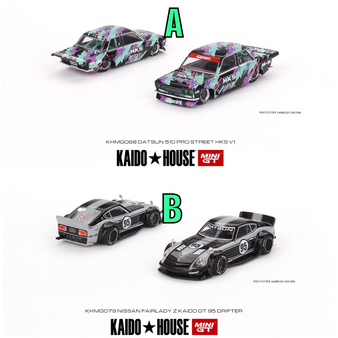 🐻****預訂pre-order**** MiniGT MINI GT Kaido House 068 Datsun 510 079 Nissan  Fairlady Z, 預購- Carousell