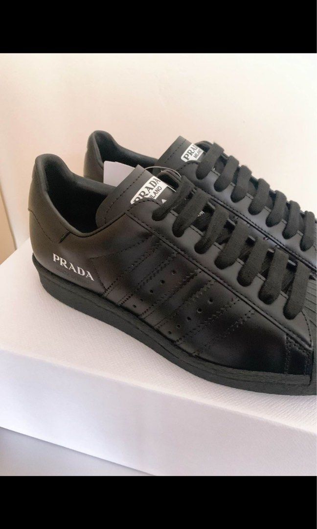 Adidas X Prada superstar Uk4 36.5, 女裝, 鞋, 波鞋- Carousell