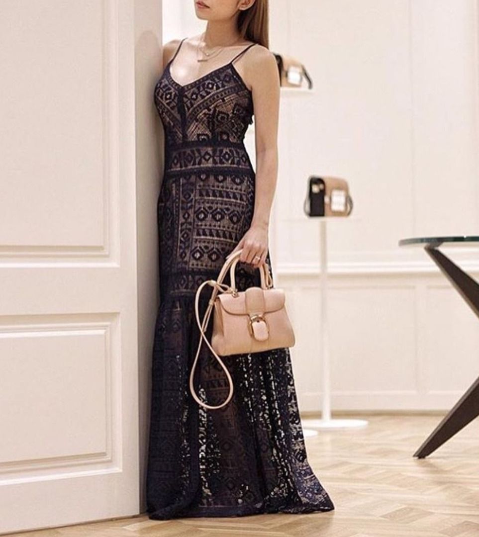 AIJEK Natalie Crochet Maxi Dress, Women's Fashion, Dresses & Sets, Dresses  on Carousell