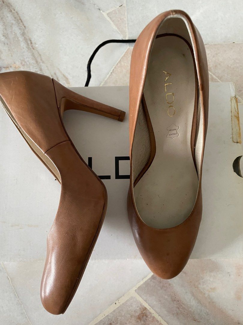 Aldo leather on sale heels