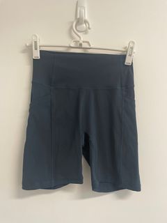 Anya Active Cloud Biker Shortd Tights in dark green