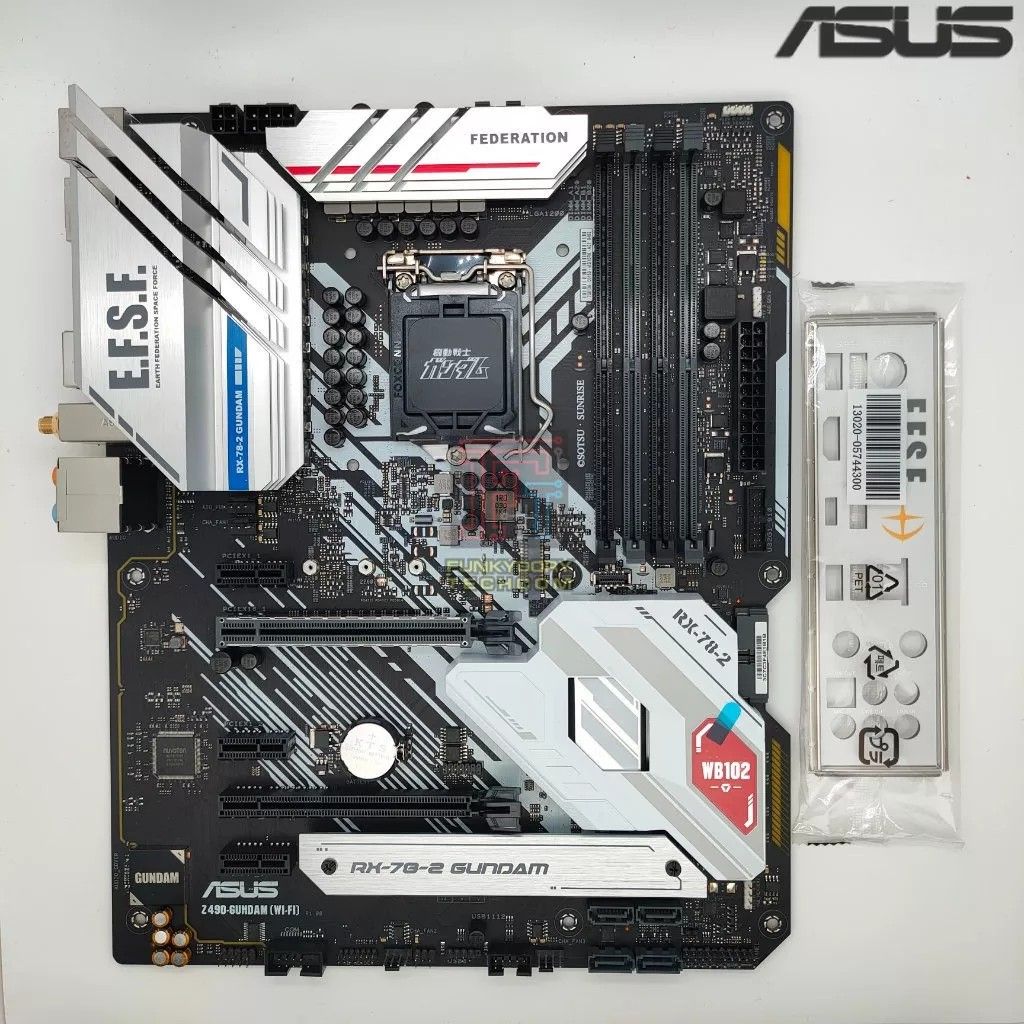Asus Z490GUNDAM (WIFI) ATX LGA1200(10/11th Gen) Motherboard include I