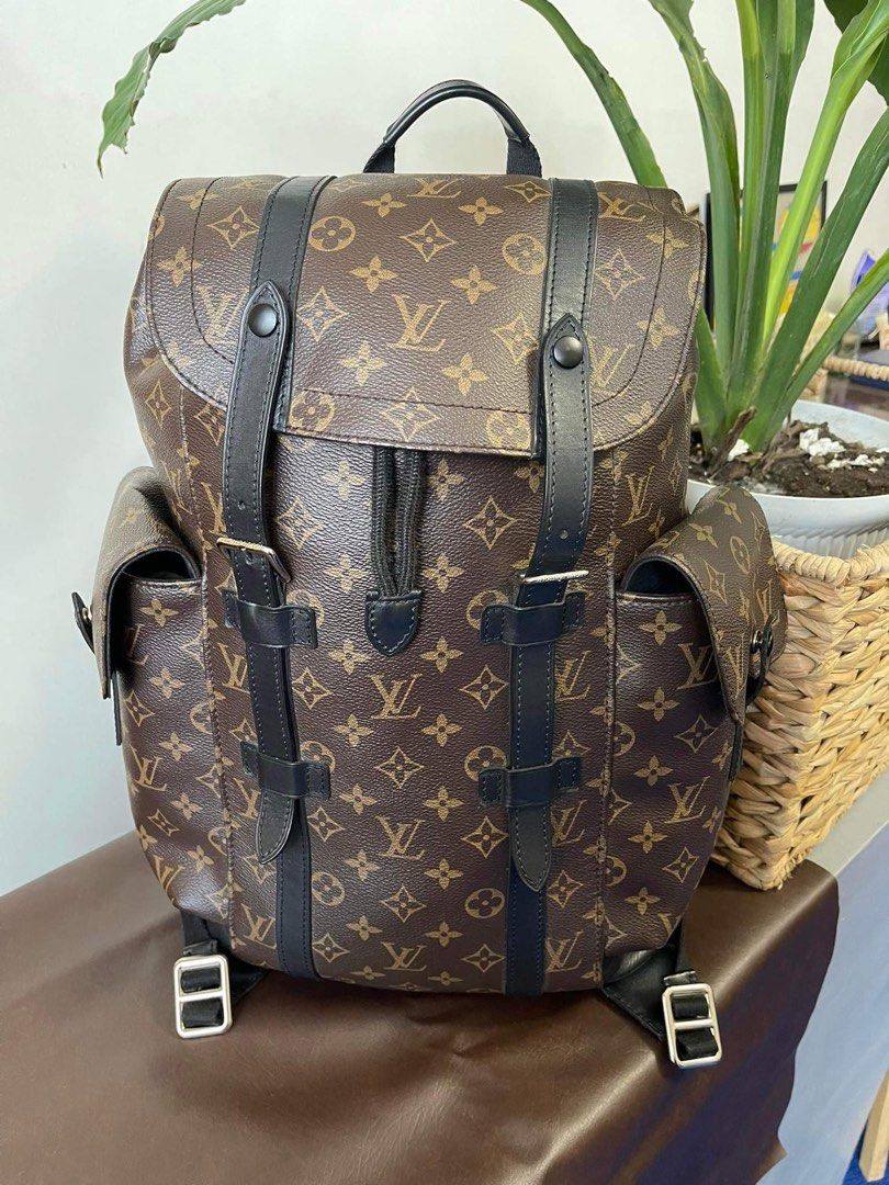 Louis Vuitton Monogram Macassar Christopher Bumbag - Brown Waist