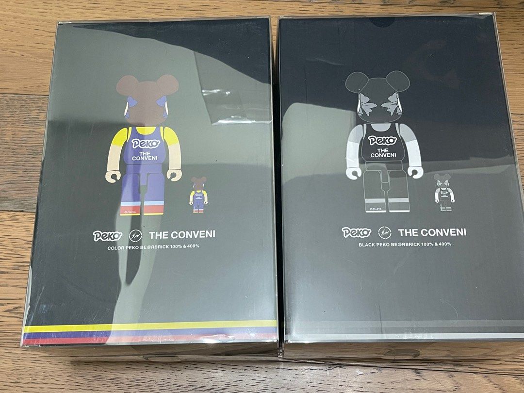 Bearbrick MILKY THE CONVENI PEKO 100% & 400% Set be@rbrick , 興趣