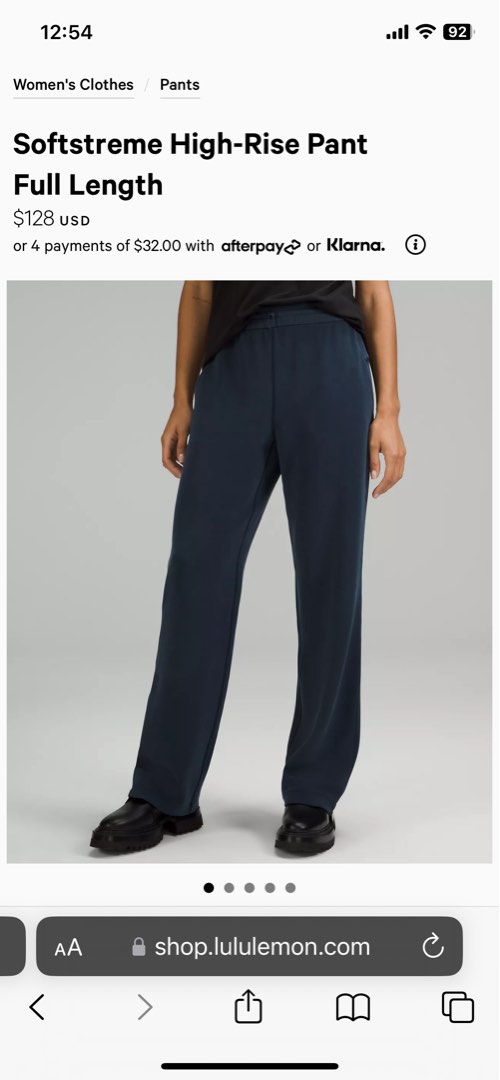 BNWT Lululemon softstreme high rise pants, Women's Fashion, Bottoms, Other  Bottoms on Carousell