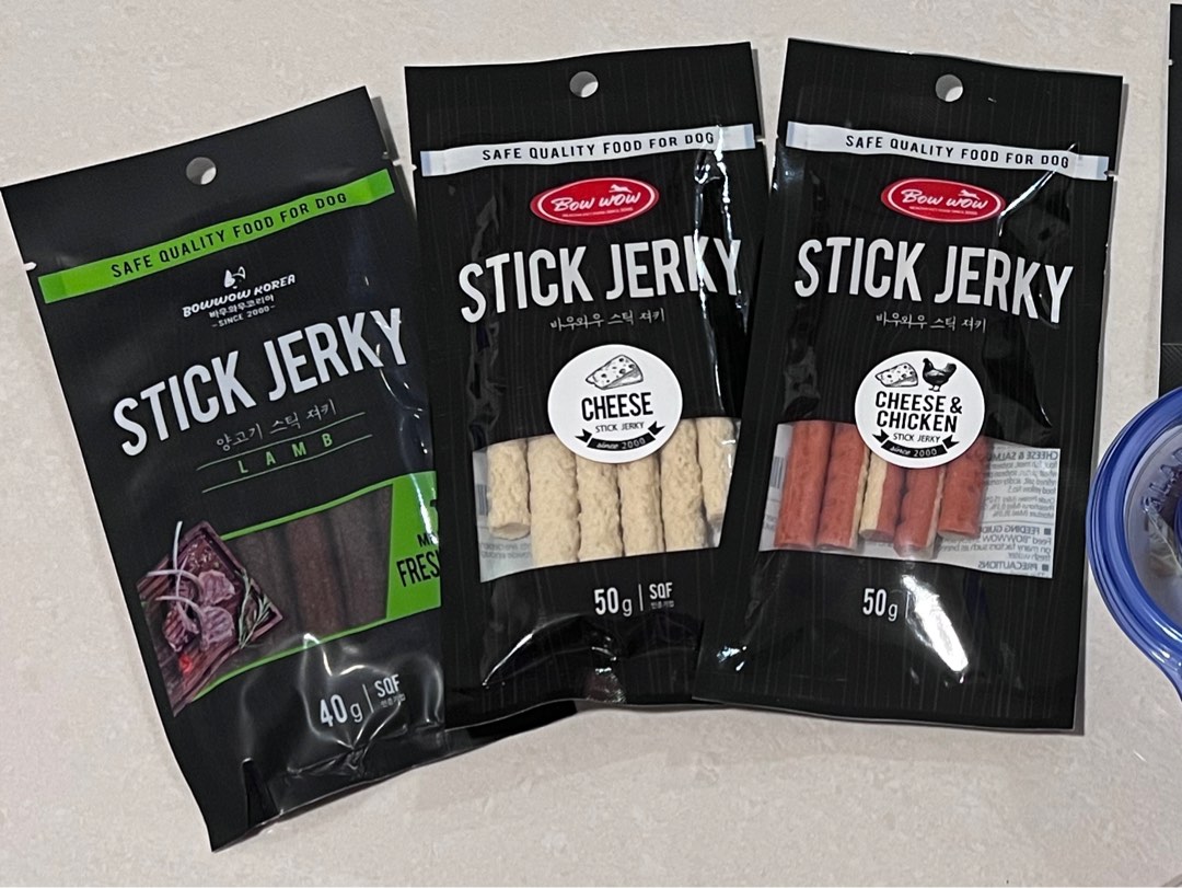 Bow Wow Stick Jerky, Pet Supplies, Pet Food on Carousell