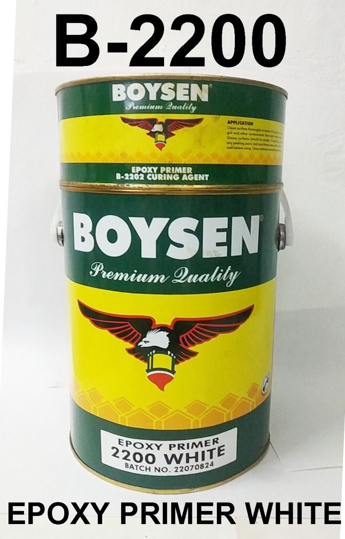 BOYSEN B2200 EPOXY PRIMER WHITE WITH CURING AGENT B2202 ( 1 GALLON