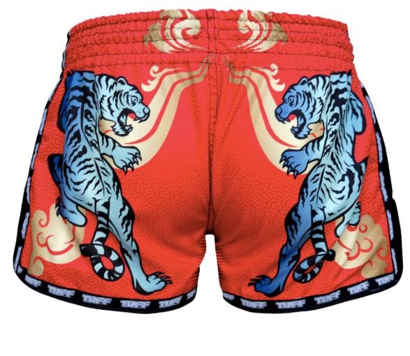 Red sale retro shorts