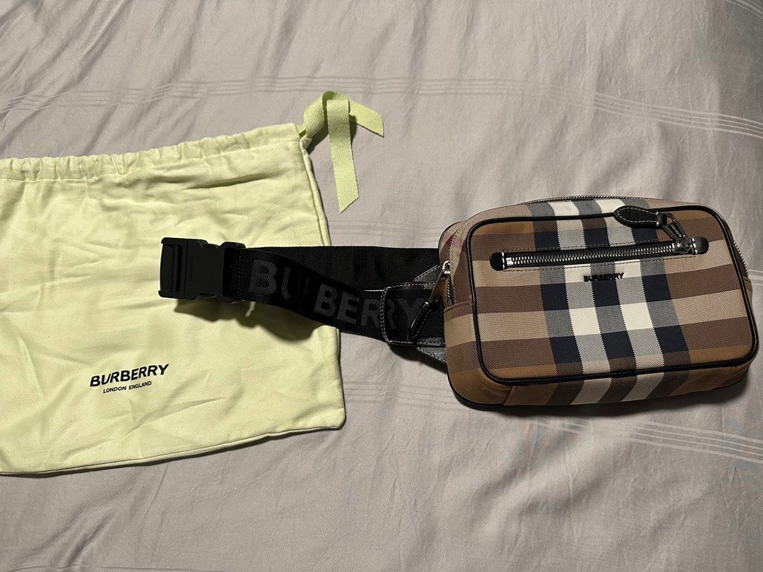 Burberry Waist Bag, Luxury, Bags & Wallets on Carousell