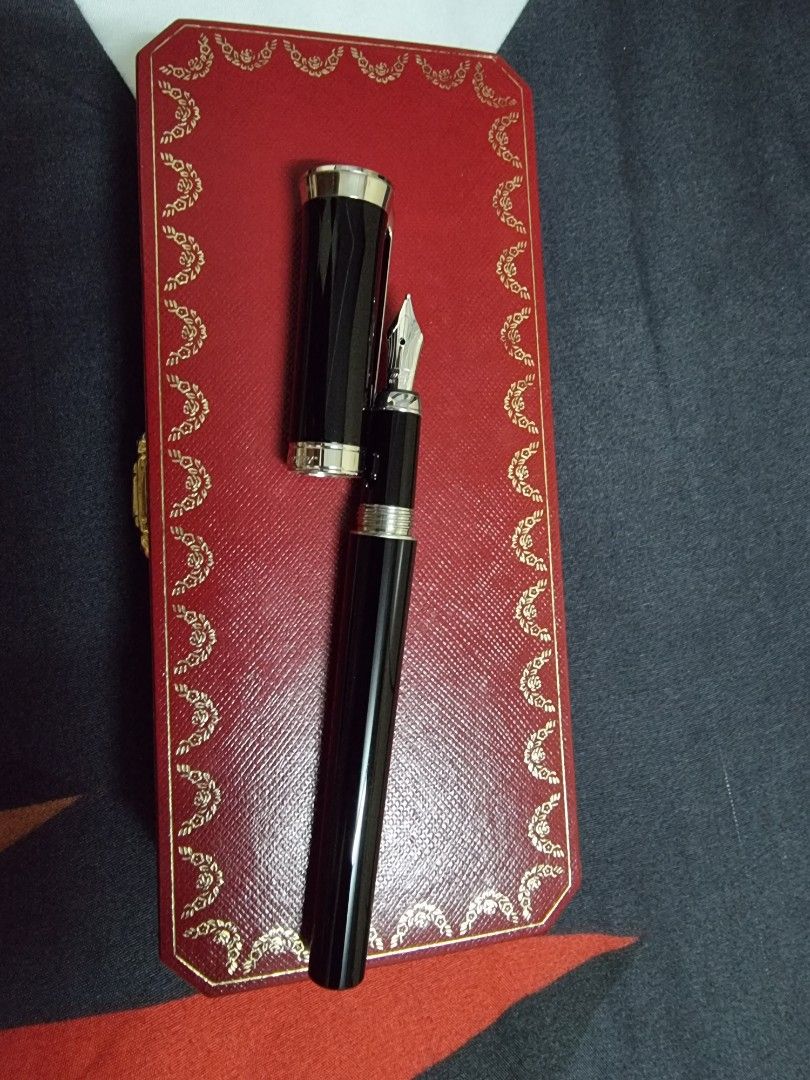 Cartier Art Deco Fountain Pen, Hobbies & Toys, Stationery & Craft