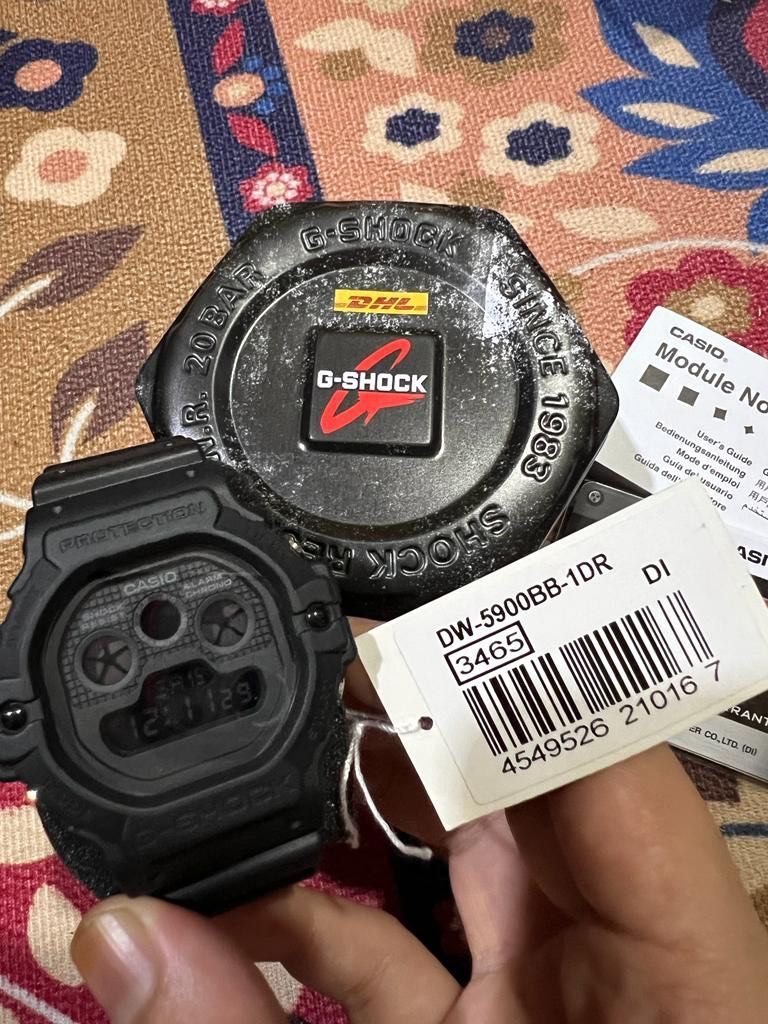 Casio G shock DW 5900BB Men s Fashion Watches Accessories