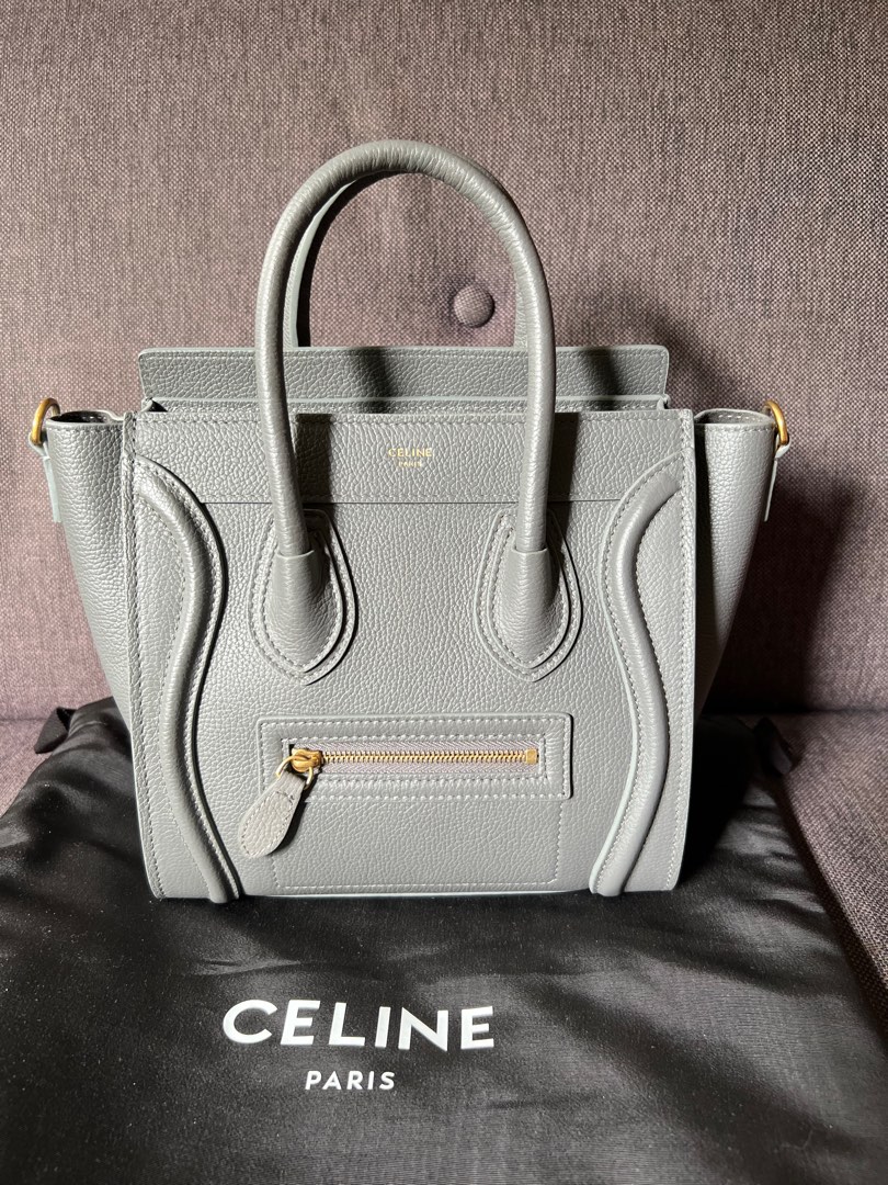 Celine Nano Luggage Kohl Luxury Bags Wallets on Carousell
