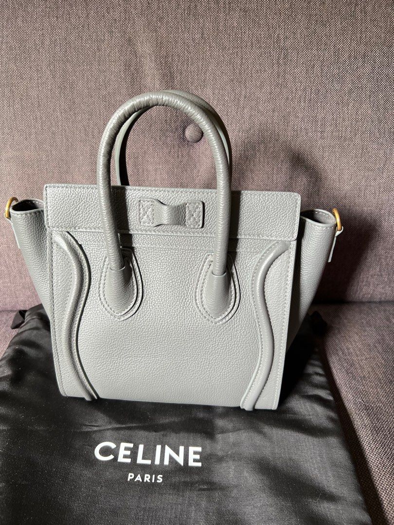 Celine mini luggage kohl discount