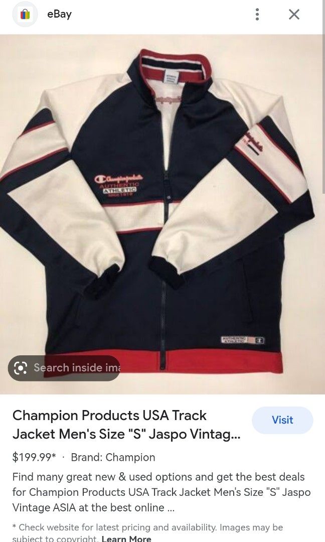 Champion discount jackets price