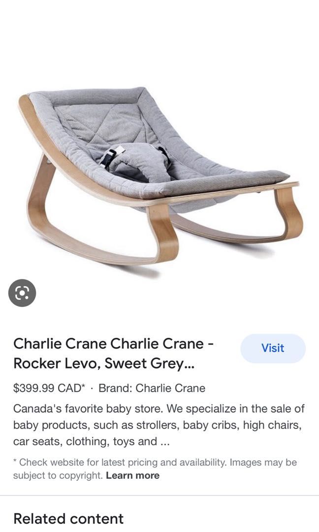 Charlie Crane baby bouncer, 兒童＆孕婦用品, 兒童傢具, 兒童傢具 桌子及椅子 Carousell
