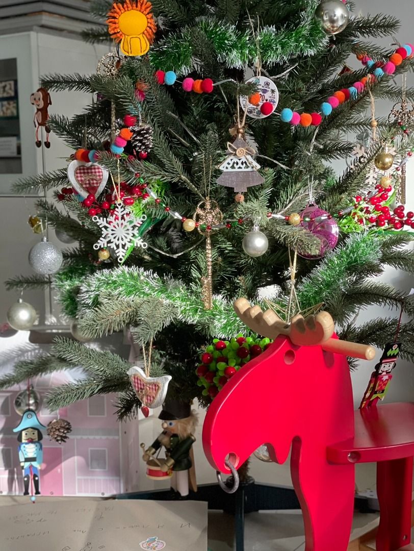 Christmas Tree IKEA FEJKA 180 cm, Furniture & Home Living, Home Decor