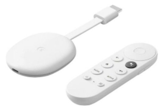 Google Chromecast with Google FHD TV (1080p HD) -Streaming Stick Snow Brand  New