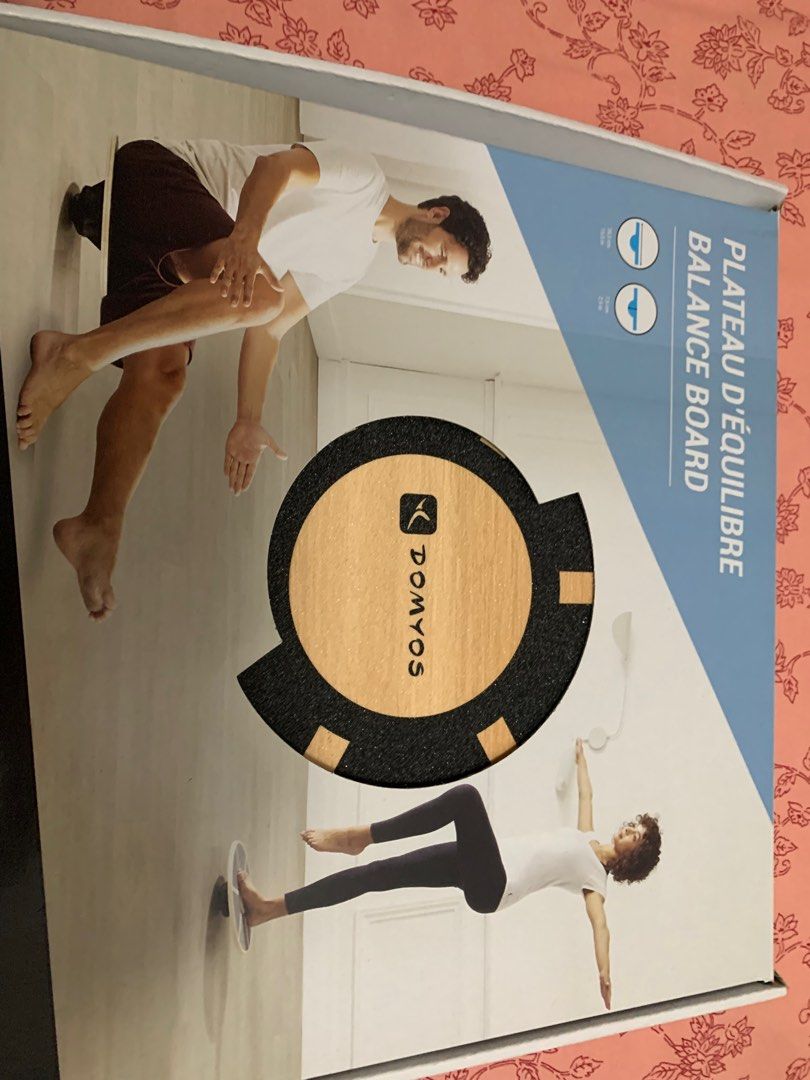 Domyos yoga balance board, Sports Equipment, Exercise & Fitness, Toning & Stretching Accessories
