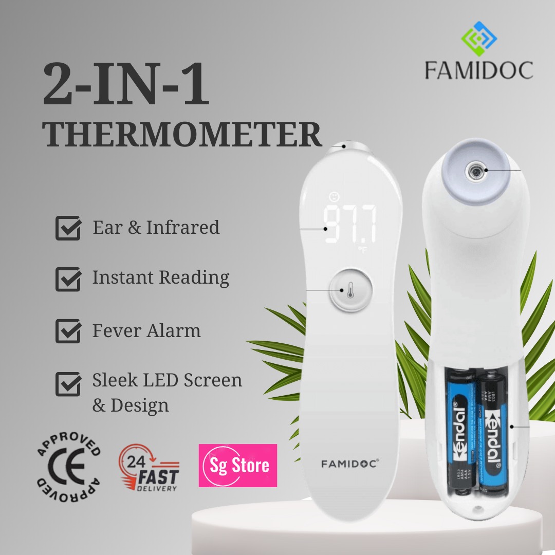 Famidoc 2in1 Infrared Thermometer, Health & Nutrition, Thermometers