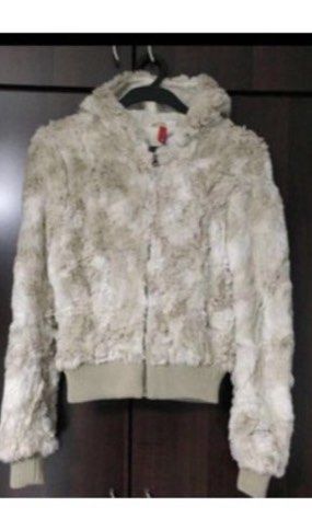 Fur zip hoodie sale