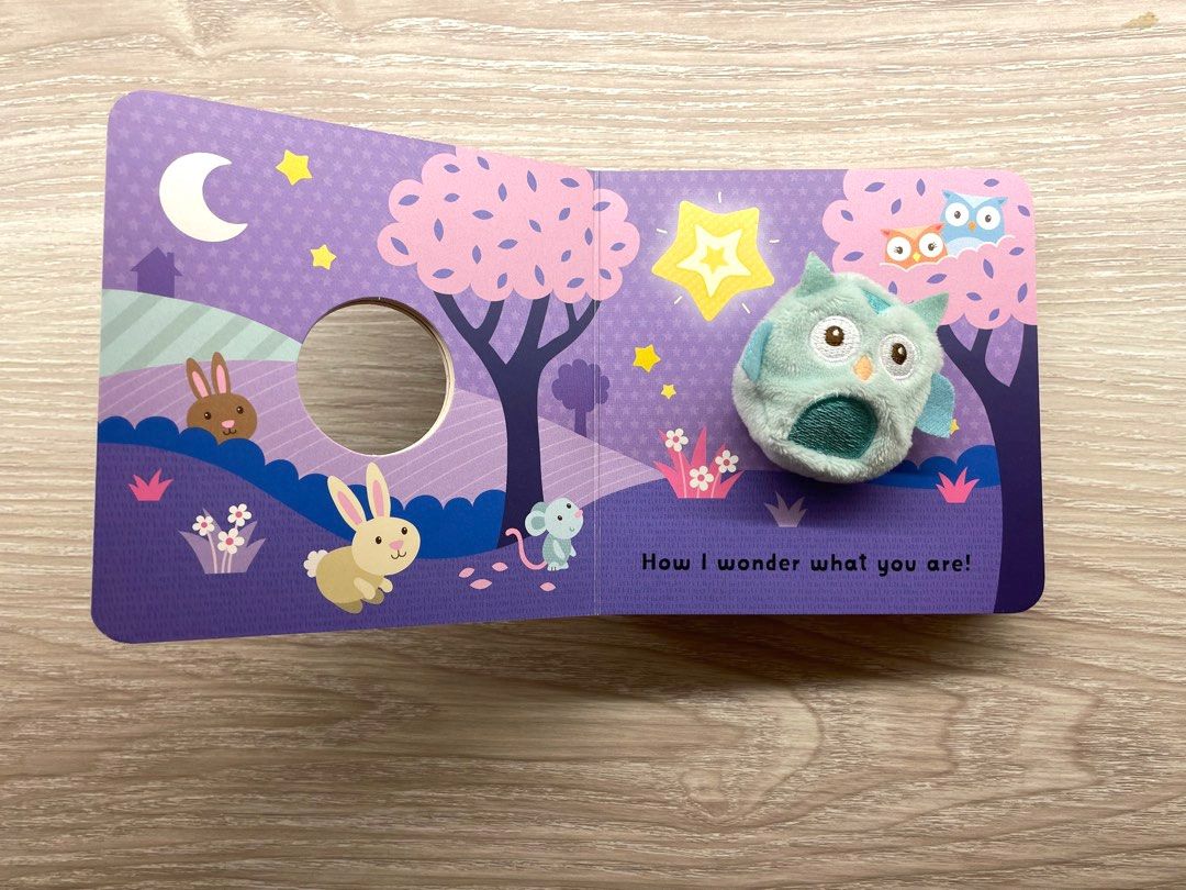 Finger puppet book -Mary had a little lamb/ twinkle, twinkle little ...