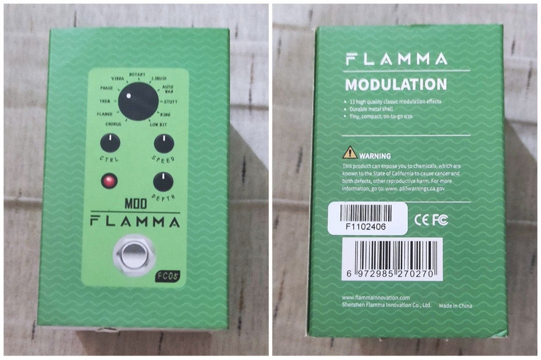 Flamma FC05 Modulation Effects Pedal, Hobbies & Toys, Music & Media ...