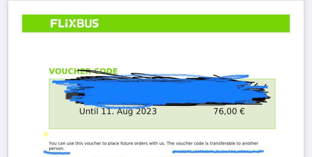 Flixbus voucher (selling 10 cheaper), Tickets & Vouchers, Vouchers on Carousell