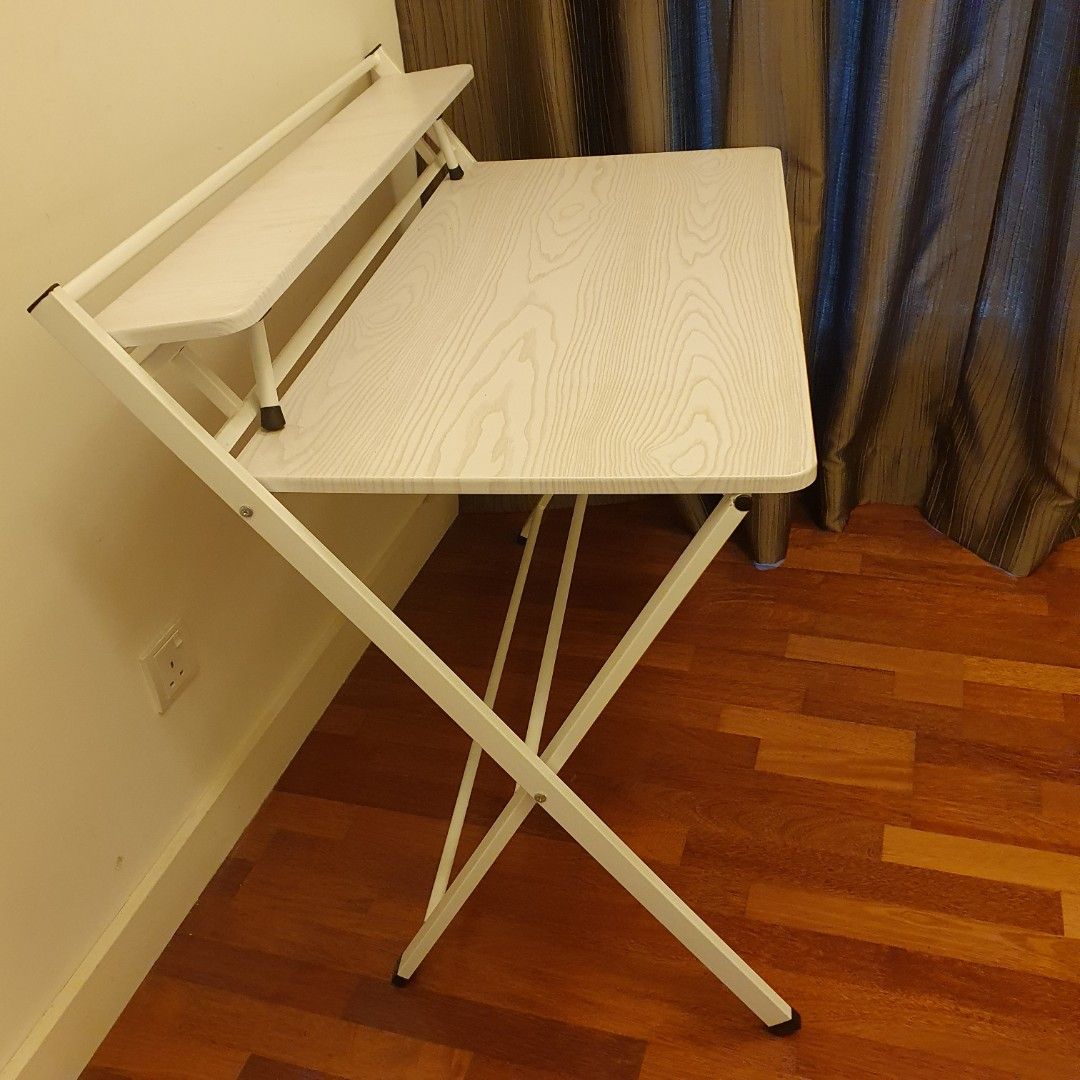 Foldable multiple use computer table, Furniture & Home Living