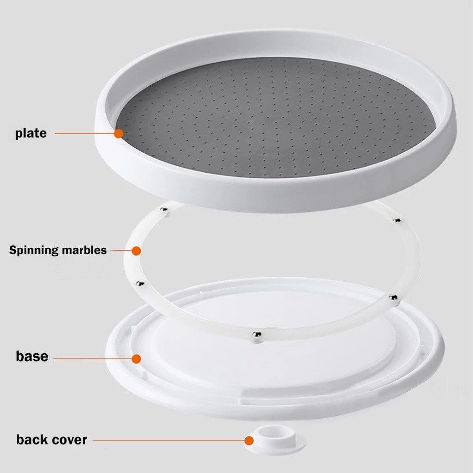 Food tray (rotating), Furniture & Home Living, Kitchenware & Tableware