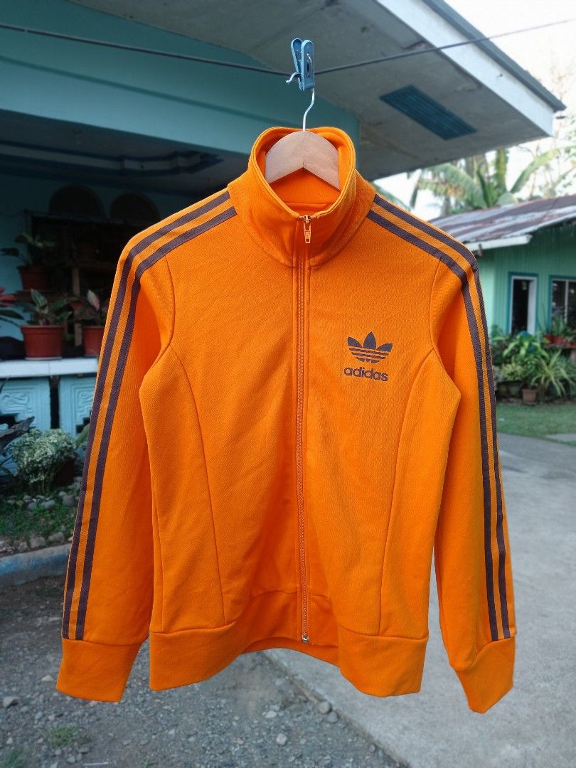 FOR SALE ADIDAS TRACK JACKET YELLOW ORANGE