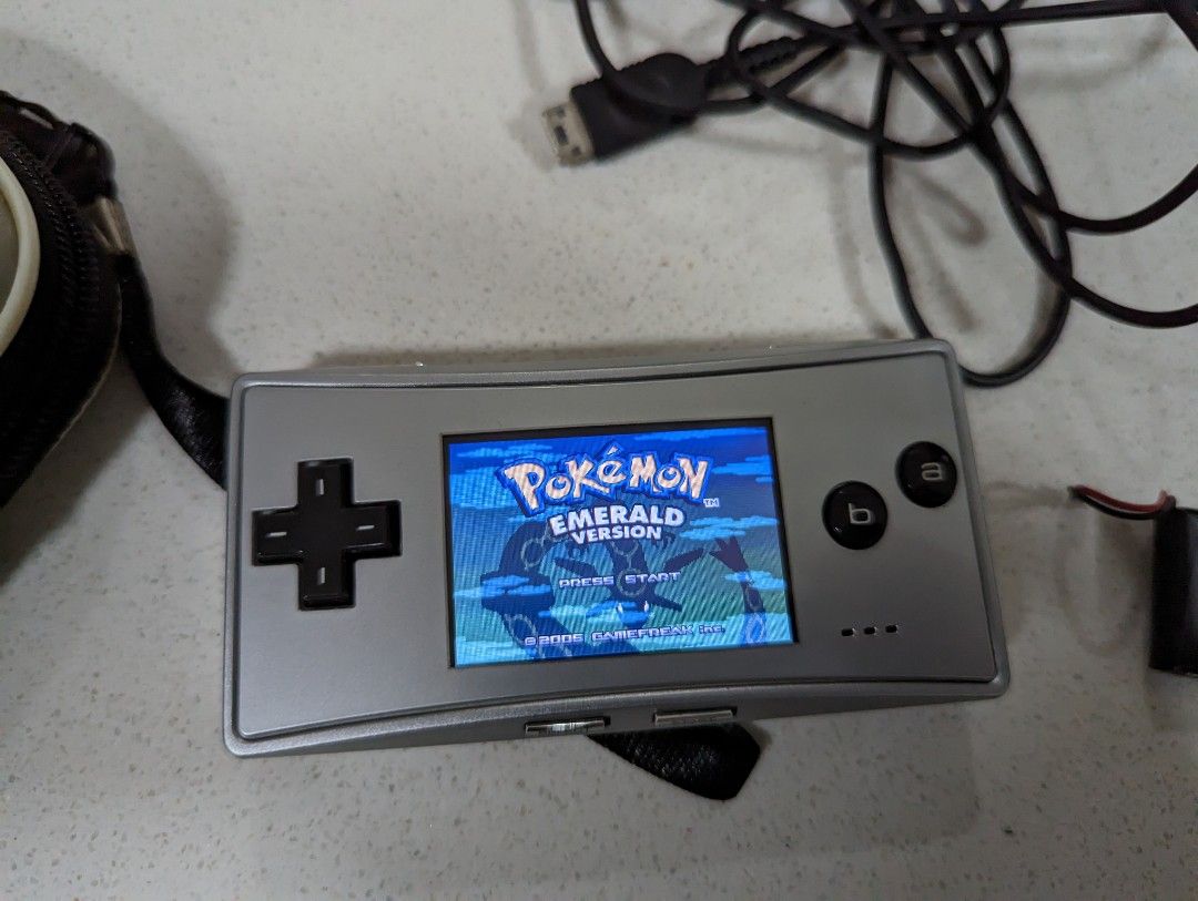 Gameboy micro console with case and charger and working well with new ...