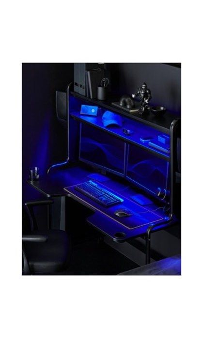 Gaming desk, ikea gaming desk , Furniture & Home Living, Furniture