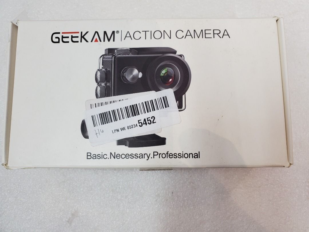 GeeKam Action Camera 4K WiFi Ultra HD Underwater 30M Waterproof