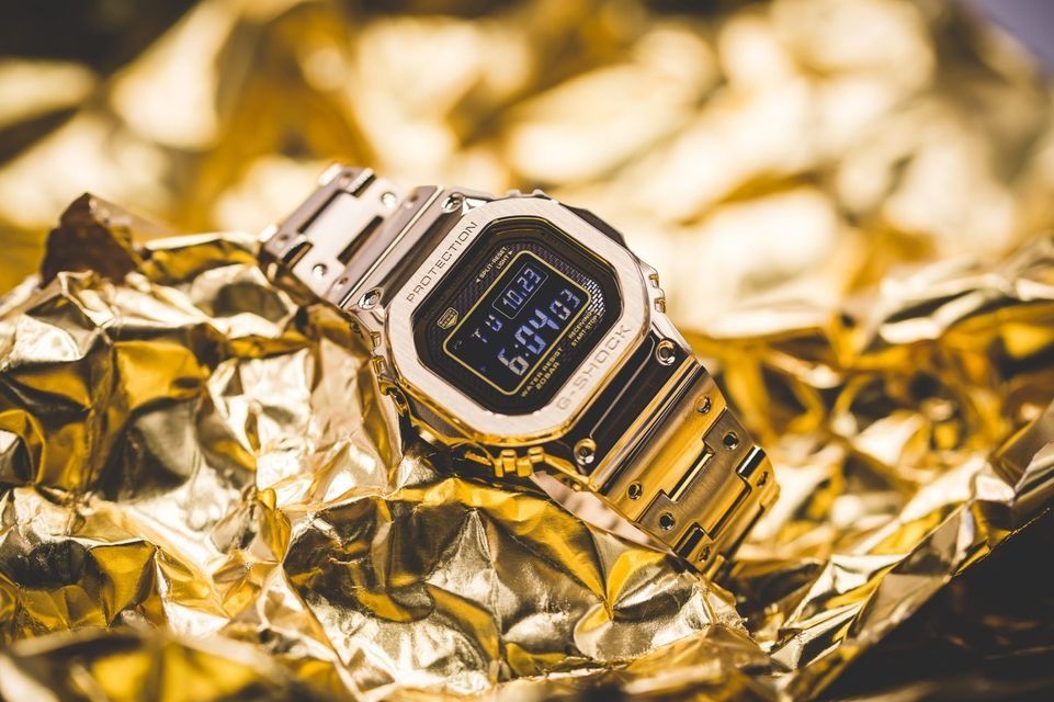 G Shock B5000 Full Metal Gold GMW B5000GD 9DR